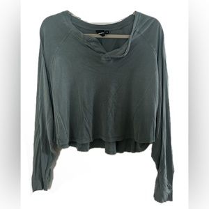 { MONO B} Green Long Sleeve